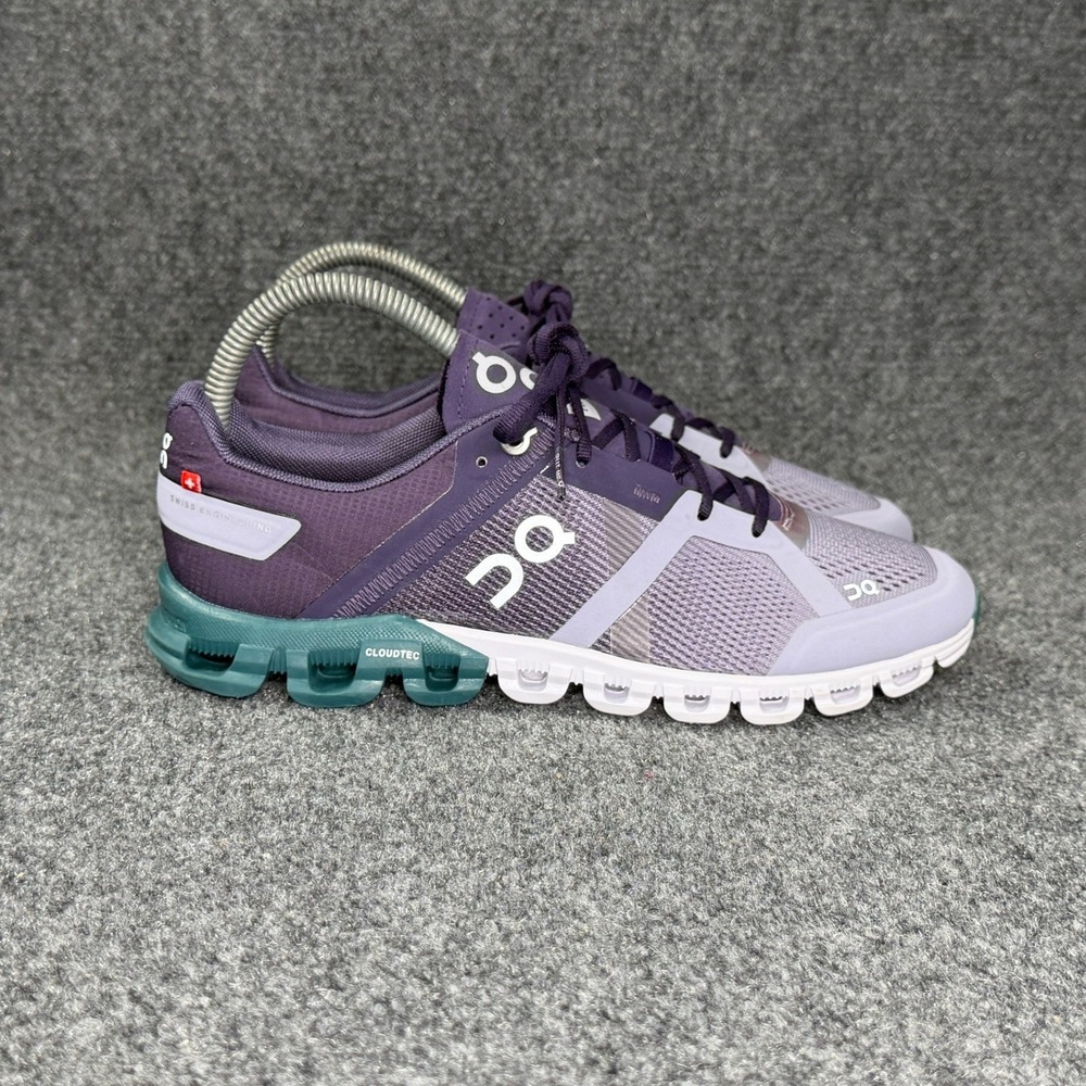 On Running Cloudflow 3 Shoes Women's 6.5 Purple Grey Athletic Training Sneaker